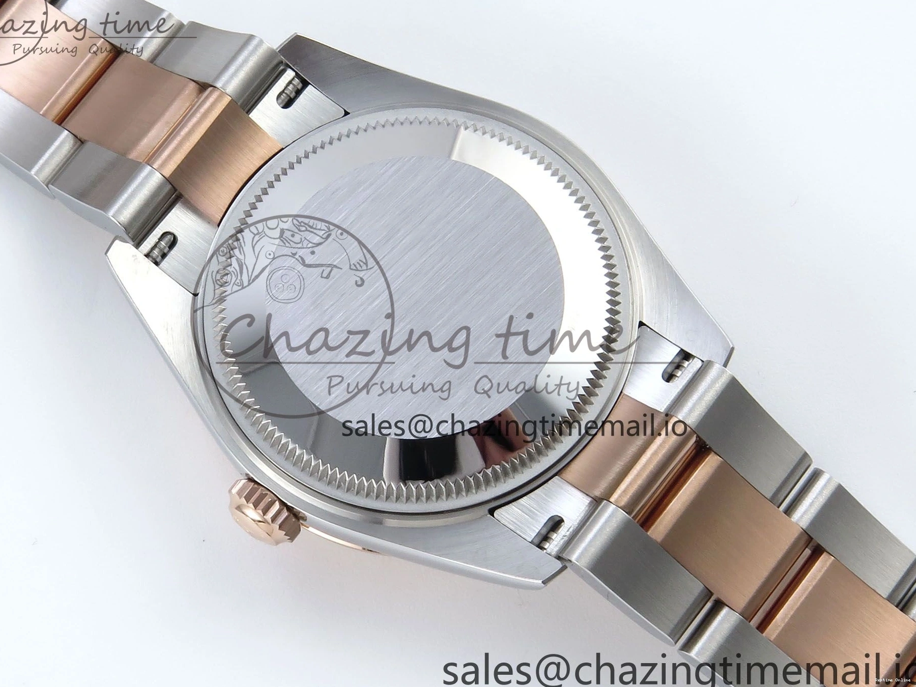 0216 DateJust 31 278271 ARF 1:1 Best Edition 904L Steel Brown Roman Diamonds Dial on SS RG Oyster Bracelet ETA SmartChoice 520